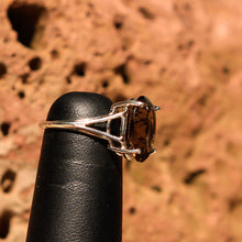 Load image into Gallery viewer, Smoky Quartz (Faceted) and Sterling Silver Ring (SSR 1028)
